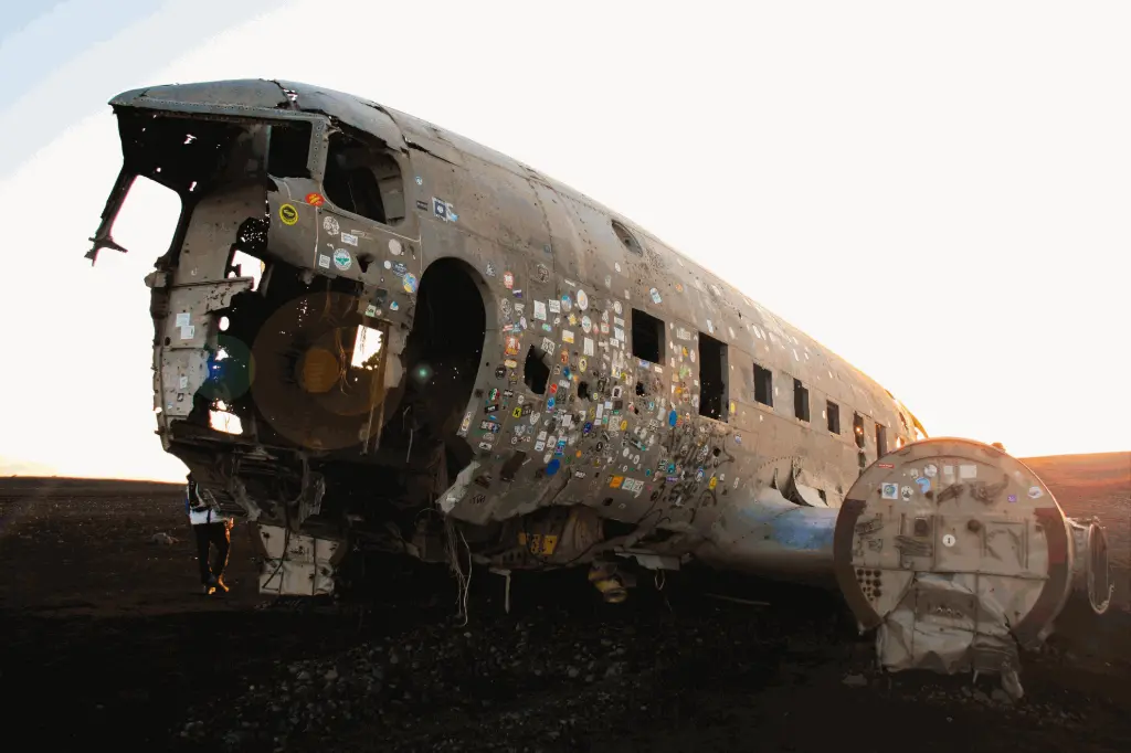 islande road trip avion crashé