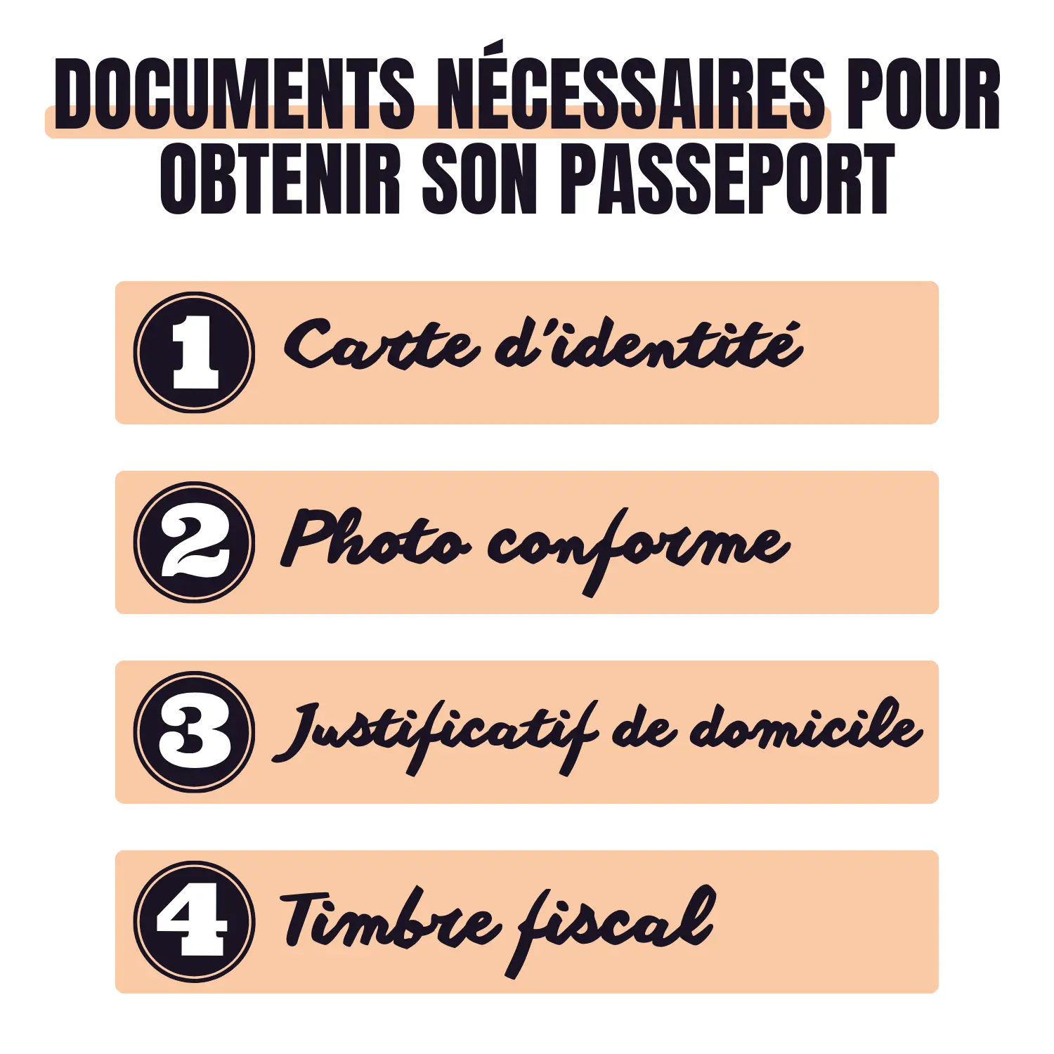 documents nécessaires pour obtenir son passeport